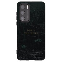 Fekete szilikon tok az alábbi mobiltelefonokra Huawei P40 - DON´T TAG