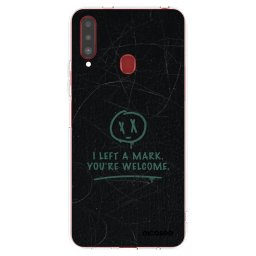 Átlátszó szilikon tok az alábbi mobiltelefonokra Samsung Galaxy A20s - LEFT A MARK