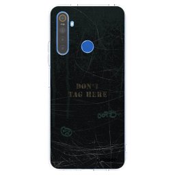 Átlátszó szilikon tok az alábbi mobiltelefonokra Realme 5 - DON´T TAG