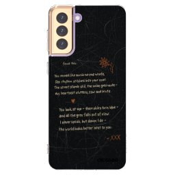 Átlátszó szilikon tok az alábbi mobiltelefonokra Samsung Galaxy S21+ 5G G996F - POET