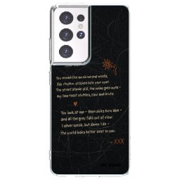 Átlátszó szilikon tok az alábbi mobiltelefonokra Samsung Galaxy S21 Ultra 5G G998B - POET