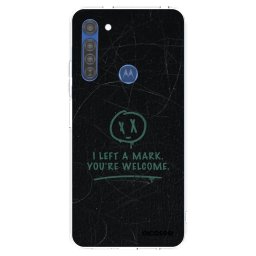 Átlátszó szilikon tok az alábbi mobiltelefonokra Motorola Moto G8 - LEFT A MARK