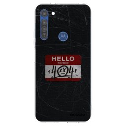 Átlátszó szilikon tok az alábbi mobiltelefonokra Motorola Moto G8 - HELLO 404