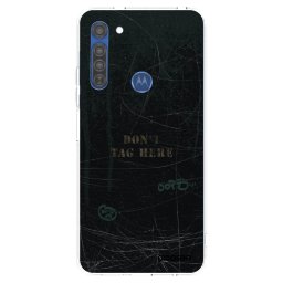 Átlátszó szilikon tok az alábbi mobiltelefonokra Motorola Moto G8 - DON´T TAG
