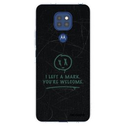 Átlátszó szilikon tok az alábbi mobiltelefonokra Motorola Moto G9 Play - LEFT A MARK