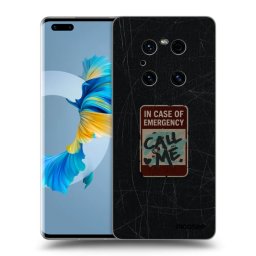 Átlátszó szilikon tok az alábbi mobiltelefonokra Huawei Mate 40 Pro - EMERGENCY