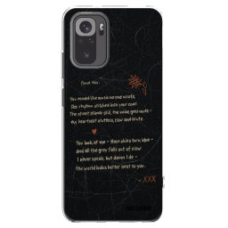 Átlátszó szilikon tok az alábbi mobiltelefonokra Xiaomi Redmi Note 10 - POET