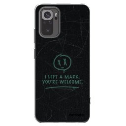 Átlátszó szilikon tok az alábbi mobiltelefonokra Xiaomi Redmi Note 10 - LEFT A MARK
