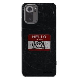 Átlátszó szilikon tok az alábbi mobiltelefonokra Xiaomi Redmi Note 10 - HELLO 404