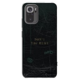Átlátszó szilikon tok az alábbi mobiltelefonokra Xiaomi Redmi Note 10 - DON´T TAG