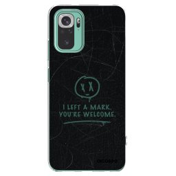 Átlátszó szilikon tok az alábbi mobiltelefonokra Xiaomi Redmi Note 10 Pro - LEFT A MARK