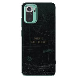 Átlátszó szilikon tok az alábbi mobiltelefonokra Xiaomi Redmi Note 10 Pro - DON´T TAG