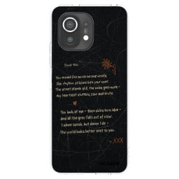 Átlátszó szilikon tok az alábbi mobiltelefonokra Xiaomi Mi 11 - POET