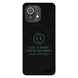 Átlátszó szilikon tok az alábbi mobiltelefonokra Xiaomi Mi 11 - LEFT A MARK