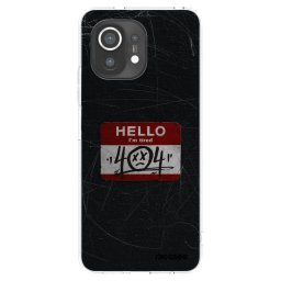 Átlátszó szilikon tok az alábbi mobiltelefonokra Xiaomi Mi 11 - HELLO 404