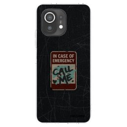 Átlátszó szilikon tok az alábbi mobiltelefonokra Xiaomi Mi 11 - EMERGENCY