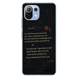 Átlátszó szilikon tok az alábbi mobiltelefonokra Xiaomi Mi 11 Lite - POET
