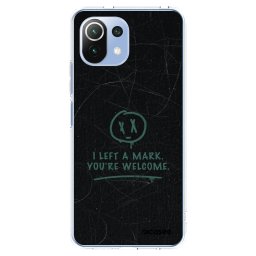Átlátszó szilikon tok az alábbi mobiltelefonokra Xiaomi Mi 11 Lite - LEFT A MARK
