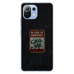 Átlátszó szilikon tok az alábbi mobiltelefonokra Xiaomi Mi 11 Lite - EMERGENCY