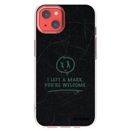Átlátszó szilikon tok az alábbi mobiltelefonokra Apple iPhone 13 - LEFT A MARK