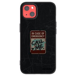 Fekete szilikon tok az alábbi mobiltelefonokra Apple iPhone 13 - EMERGENCY