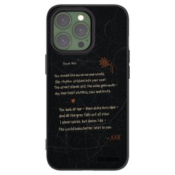 Fekete szilikon tok az alábbi mobiltelefonokra Apple iPhone 13 Pro - POET