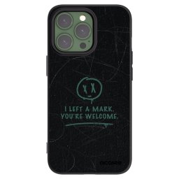 Fekete szilikon tok az alábbi mobiltelefonokra Apple iPhone 13 Pro - LEFT A MARK