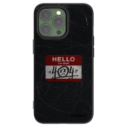 Fekete szilikon tok az alábbi mobiltelefonokra Apple iPhone 13 Pro - HELLO 404