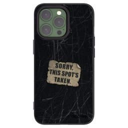 Fekete szilikon tok az alábbi mobiltelefonokra Apple iPhone 13 Pro - SORRY