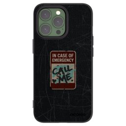 Fekete szilikon tok az alábbi mobiltelefonokra Apple iPhone 13 Pro - EMERGENCY