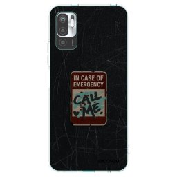 Átlátszó szilikon tok az alábbi mobiltelefonokra Xiaomi Redmi Note 10 5G - EMERGENCY