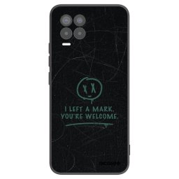 Fekete szilikon tok az alábbi mobiltelefonokra Realme 8 Pro - LEFT A MARK