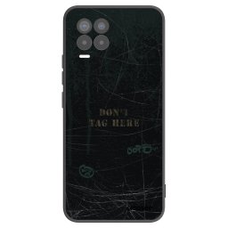 Fekete szilikon tok az alábbi mobiltelefonokra Realme 8 Pro - DON´T TAG