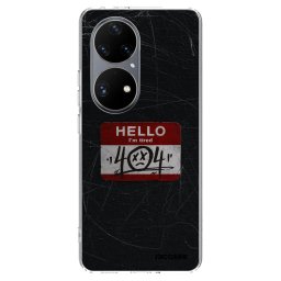 Átlátszó szilikon tok az alábbi mobiltelefonokra Huawei P50 - HELLO 404
