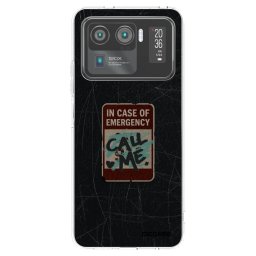Átlátszó szilikon tok az alábbi mobiltelefonokra Xiaomi Mi 11 Ultra - EMERGENCY