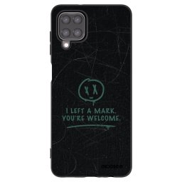 Fekete szilikon tok az alábbi mobiltelefonokra Samsung Galaxy M12 M127F - LEFT A MARK