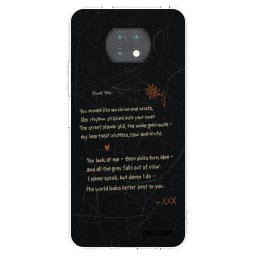 Átlátszó szilikon tok az alábbi mobiltelefonokra Xiaomi Redmi Note 9T - POET