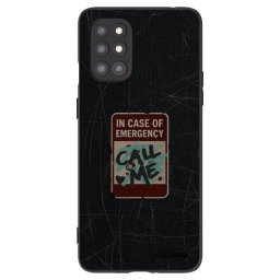 Fekete szilikon tok az alábbi mobiltelefonokra OnePlus 8T - EMERGENCY