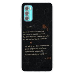 Átlátszó szilikon tok az alábbi mobiltelefonokra Motorola Moto G60 - POET