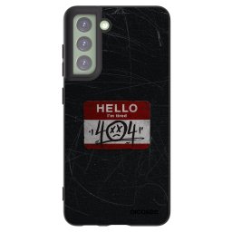 Fekete szilikon tok az alábbi mobiltelefonokra Samsung Galaxy S21 FE 5G - HELLO 404