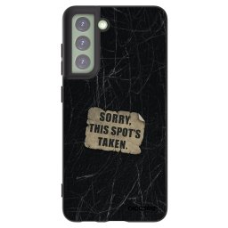 Fekete szilikon tok az alábbi mobiltelefonokra Samsung Galaxy S21 FE 5G - SORRY