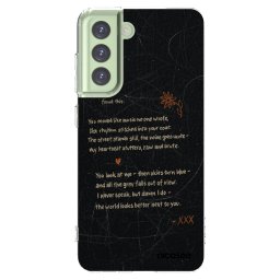 Átlátszó szilikon tok az alábbi mobiltelefonokra Samsung Galaxy S21 FE 5G - POET