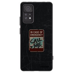 Fekete szilikon tok az alábbi mobiltelefonokra Xiaomi Redmi Note 11 Pro 5G - EMERGENCY