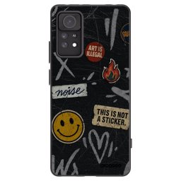 Fekete szilikon tok az alábbi mobiltelefonokra Xiaomi Redmi Note 11 Pro 5G - STICKERS x TAGS