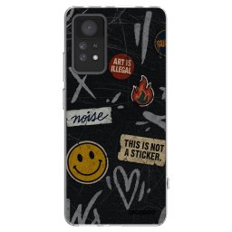 Átlátszó szilikon tok az alábbi mobiltelefonokra Xiaomi Redmi Note 11 Pro 5G - STICKERS x TAGS