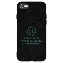 Fekete szilikon tok az alábbi mobiltelefonokra Apple iPhone SE 2022 - LEFT A MARK