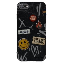 Átlátszó szilikon tok az alábbi mobiltelefonokra Apple iPhone SE 2022 - STICKERS x TAGS