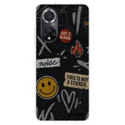 Átlátszó szilikon tok az alábbi mobiltelefonokra Huawei Nova 9 SE - STICKERS x TAGS