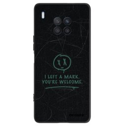 Fekete szilikon tok az alábbi mobiltelefonokra Honor 50 Lite - LEFT A MARK