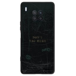 Fekete szilikon tok az alábbi mobiltelefonokra Honor 50 Lite - DON´T TAG
